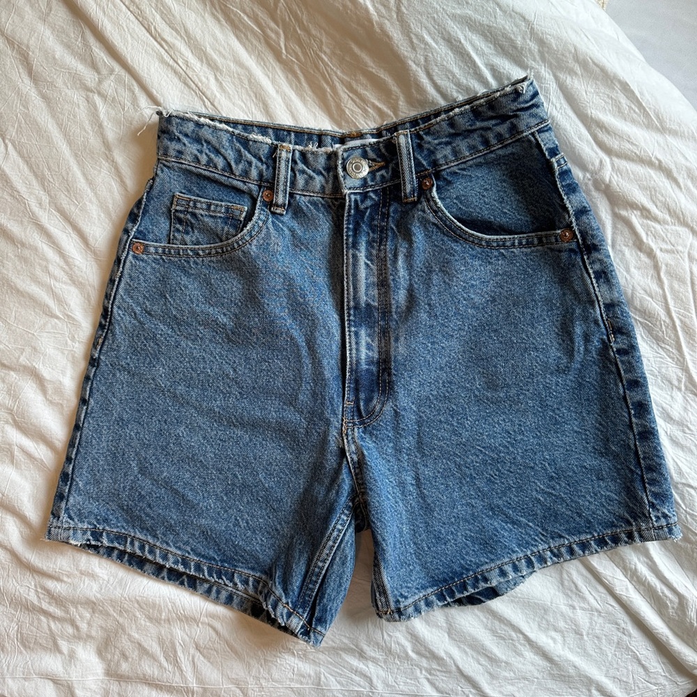 Classic Blue Denim Women's Shorts